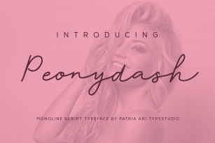Peonydash Font Download