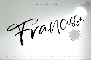 Francisse | Handwriting Brush Script Font Font Download
