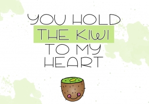 Kiwi Smoothie Font Download