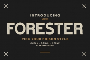 Forester Vintage Sans Serif Font Download