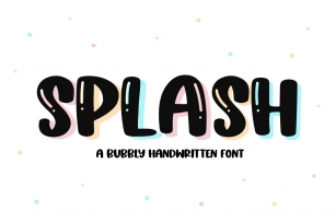 Splash - A Fun Handwritten Font Font Download