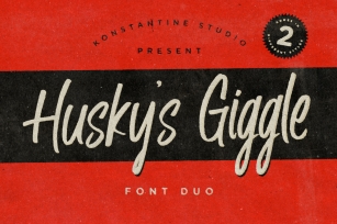 Husky Giggle - Casual Brush Handwriting Font Font Download