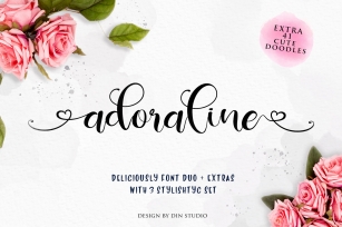 Deliciously Font Duo + Extras Font Download