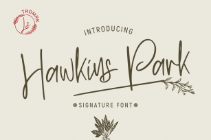 Hawkins park Font Download