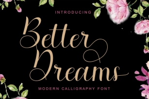 Better Dreams Font Download