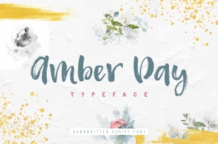 Amber Day - Brush Font Font Download