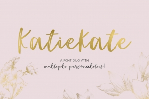 Katie Kate Font Duo Font Download