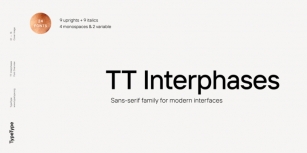 TT Interphases Font Download
