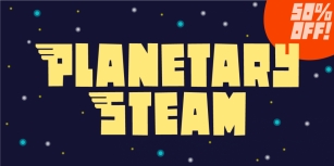 Planetary Steam Font Download