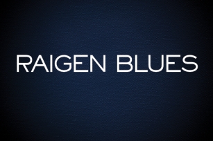 Raigen Blues Font Download