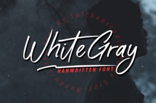 White Gray Font Download