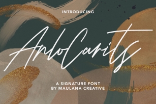 Arlo Carits Signature Font Font Download