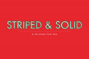 Striped & Solid Font Download