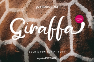 Giraffa Font Download