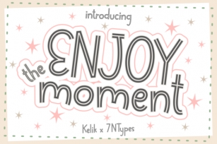 Enjoy the Moment Font Download