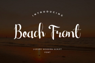 Beach Front Font Download
