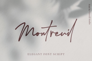 Montreuil Signature Font Font Download