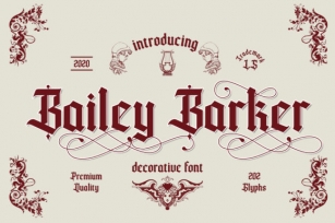 Bailey Barker Font Download