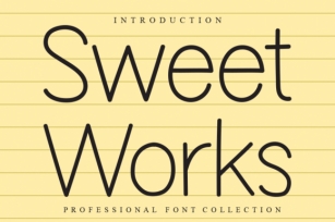 Sweet Works Font Download
