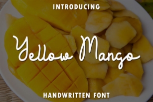 Yellow Mango Font Download