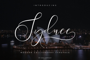 Sydnee Modern Calligraphy Font Font Download