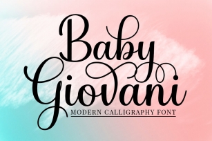 Baby Giovani - Calligraphy Font Font Download
