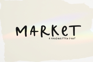 Market - Handwritten Display Font Font Download