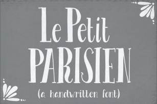 Le Petit Parisien Font Font Download