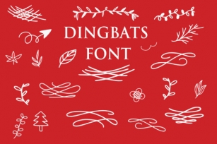 Dingbats Floral Font Download