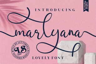 marlyana - Beautiful Script Font Font Download