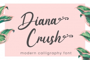 Diana Crush - Wedding Font Font Download