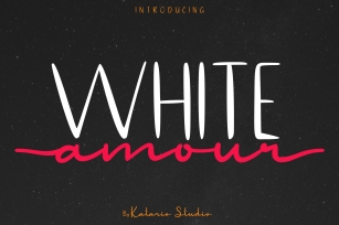 White Amour | Lovely Font Duo San Serif and Script Font Download