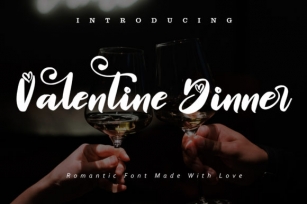 Valentine Dinner Font Download