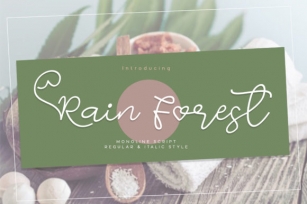 Rain Forest Font Download