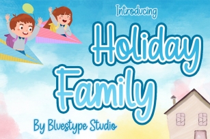 Holiday Family - Playful Display Font Font Download