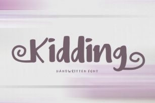 Kidding Font Download