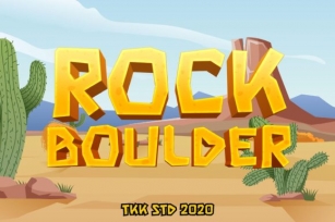 Rock Boulder Font Download