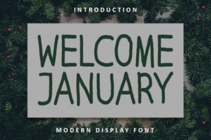 Welcome January Font Download