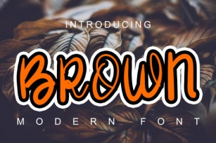 Brown Font Download