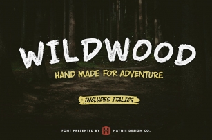 Wildwood Brush Font Font Download