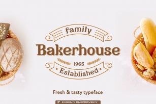 Bakerhouse - vintage font + bonus Font Download