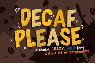 Decaf Please Font Font Download