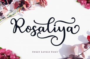 Rosaliya script  Font Download