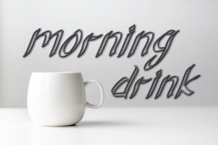 Morning Drink Font Download