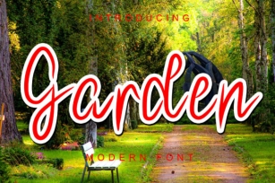 Garden Font Download