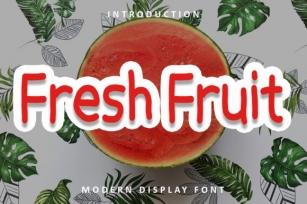 Fresh Fruit Font Download