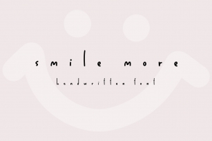 Smile more Font Download