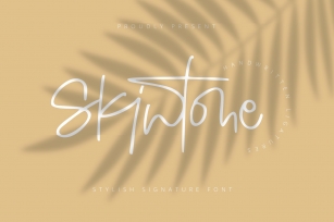 skintone script modern handwritten Font Download