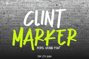 Clint Marker Font Download