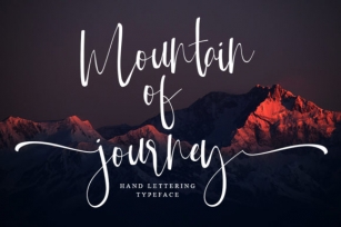 Mountain of Journey Font Download